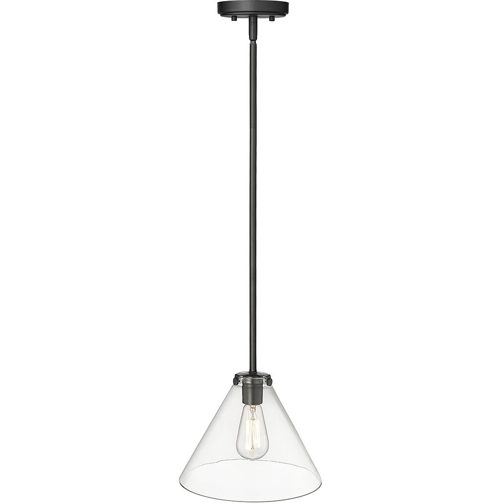 Aliza 1 Light 11 inch Matte Black Pendant Ceiling Light